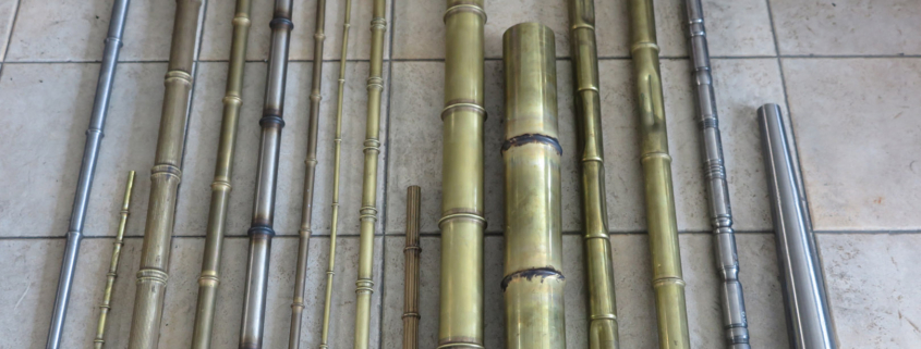 bambus metallrohre Bambus-Design Rohre